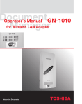 GN-1010 - Toshiba Technical