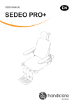 User manual Sedeo Pro+ - Handicare Mobility becomes Sunrise