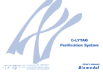 C-LYTAG Purification System Biomedal