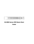 G4 HD-E Quick Start Guide