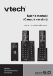 User`s manual (Canada version)