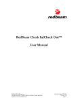 RedBeam Check In/Check Out™ User Manual