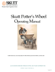 Skutt Potter`s Wheel Manual (CE)