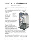 AquaC RX-1 Calcium Reactor