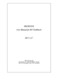 MICRFXXX User Manual for RF TestBench SW V. 0.7