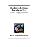Bloodborne Pathogen Compliance Tool User Manual for Site