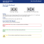 Lacie 319 Monitor User Guide Manual Operating Instructions