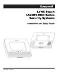 LYNX Touch L5200/L7000 Series Security Systems