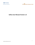 Softex User Manual Version 1.0