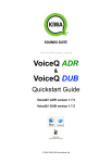 VoiceQ ADR VoiceQ DUB