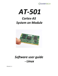 Cortex-A5 System on Module Software user guide - Linux