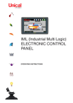 IML (Industrial Multi Logic) ELECTRONIC CONTROL PANEL