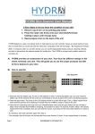 HYDR8 Skin Scanner User Manual - Hydr8 Digital Skin Analysis