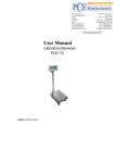 User Manual - PCE Instruments