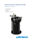 Dymax Bottle Drop-In Pressure Tank User Guide