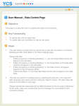 User Manual – Rate Control Page