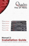 QuadroM32x/8L/26x/12Li/26xi Manual I: Installation - Epygi