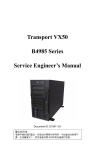 Transport VX50 B4985 Series Service Engineer`s Manual
