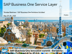 SAP Business One Service Layer