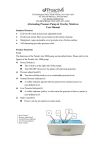 Alternating Pressure Pump & Overlay Mattress User Manual