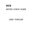 OCS series crane scale user manual