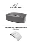 SPEAKERCAST OWNER`S MANUAL With iCast