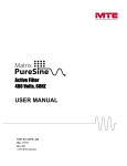 INSTR-028 Rel 111111 Rev 007 Matrix PureSine User Manual