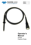 PP009 Passive Probe Operator`s Manual Rev A