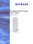 Broadband ADSL2+ Modem DM111PSP User Manual