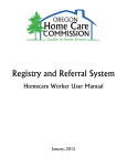 Registry and Referral System