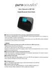 User`s Manual for QBT-450 Digital Bluetooth Clock Radio