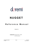 Doremi Nugget Pro User Manual