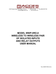 WWP-IIRO-8 User Manual - ACCES I/O Products, Inc.