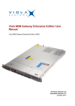 Viola M2M Gateway Enterprise Edition User Manual