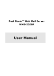 Post Genie™ Web Mail Server User Manual Version 1.0