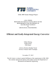 SD Team 12: Efficient and Easily-Integrated Energy Converter