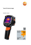 testo 870 Thermal imager, Instruction manual