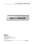 User Manual for MP Series Control