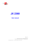 JX2360 UM - FLASHELEK