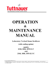 OPERATION MAINTENANCE MANUAL