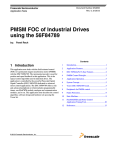 PMSM FOC of Industrial Drives using the 56F84789