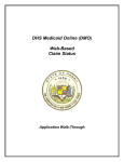 DHS Medicaid Online User Manual - Claims - Med