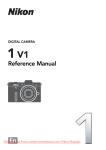 Nikon V1 User Guide Manual pdf - Camera