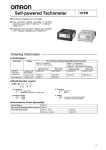 Self-powered Tachometer H7ER