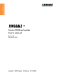 ModuLAN DocuSender ModuLAN DocuSender User`s Manual