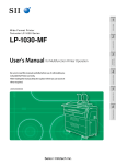 LP-1030-MF User`s Manual