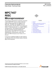 MPC7457 RISC Microprocessor Hardware Specifications