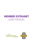member extranet user manual - Savannah Area Chamber of