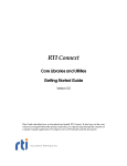 RTI Core Libraries and Utilities Getting Started Guide