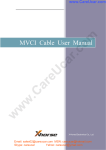 MVCI Cable User Manual